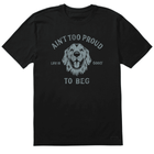 Life Is Good Men's Ain't Too Proud To Beg Short Sleeve Tee - Faded Black - Lenny's Shoe & Apparel