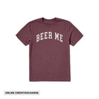 Life Is Good Men's Beer Me Arch Short Sleeve Crusher Tee - Mahogany Brown - Lenny's Shoe & Apparel