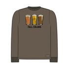 Life Is Good Men's Fall Colors Beer Long Sleeve Crusher Tee - Mushroom Brown - Lenny's Shoe & Apparel