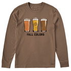Life Is Good Men's Fall Colors Beer Long Sleeve Crusher Tee - Mushroom Brown - Lenny's Shoe & Apparel