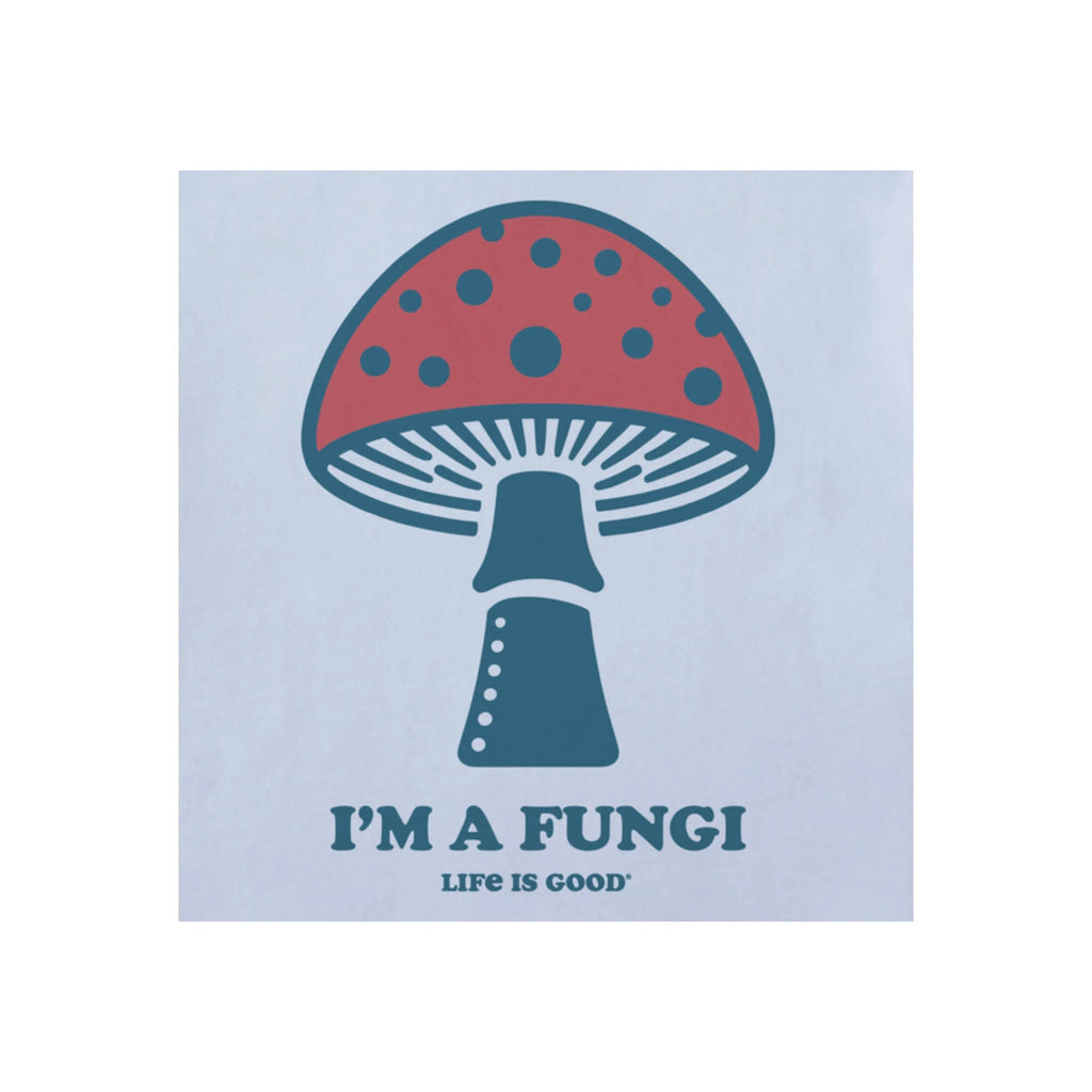 Life Is Good Men's I'm a Fungi Crusher Lite Tee - Glacier Blue - Lenny's Shoe & Apparel