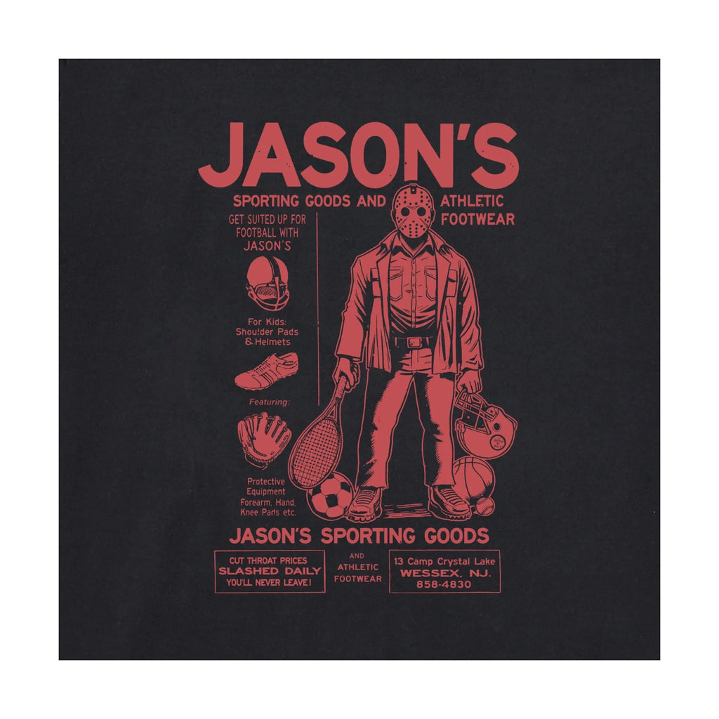 Life Is Good Men's Jason's Sporting Goods Short Sleeve Crusher Tee - Faded Black - Lenny's Shoe & Apparel