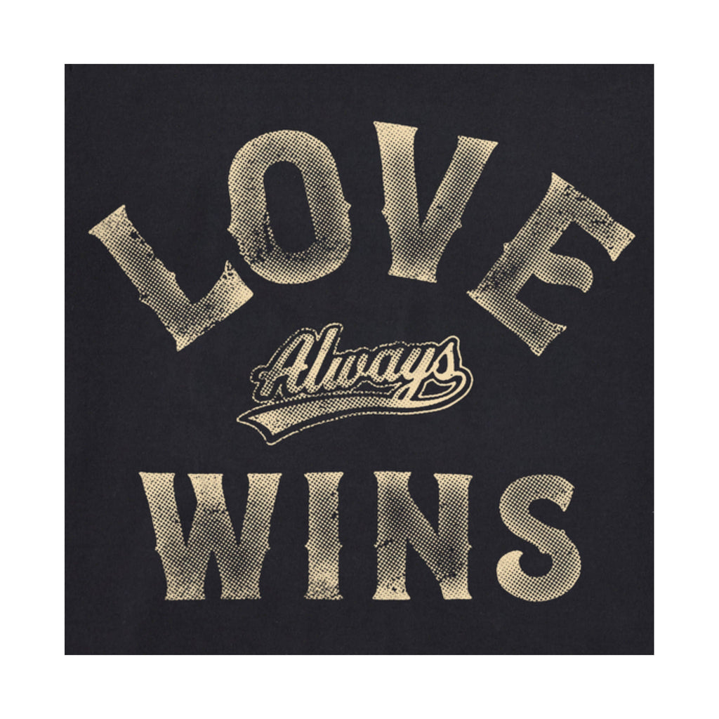 Life Is Good Men's Love Always Wins Crusher Tee - Black - ONLINE STORE CREDIT/EXCHANGE ONLY - Lenny's Shoe & Apparel