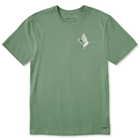 Life Is Good Men's Mallard Short Crusher Tee - Granite Green - Lenny's Shoe & Apparel