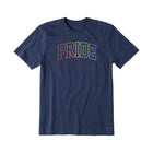 Life Is Good Men's Pride Athletic Arch Short Sleeve Tee - Darkest Blue - Lenny's Shoe & Apparel