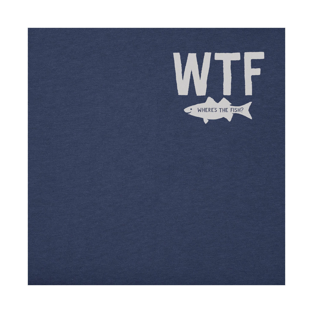 Life Is Good Men's WTF Short Sleeve Crusher Lite Tee - Darkest Blue - Lenny's Shoe & Apparel