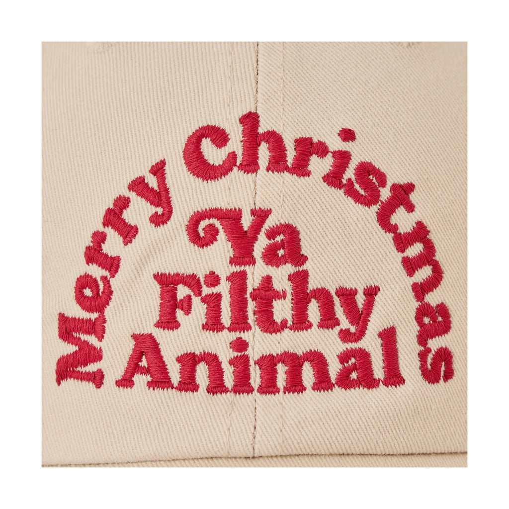 Life Is Good Merry Christmas Ya Filthy Animal Chill Cap - Birch White - Lenny's Shoe & Apparel