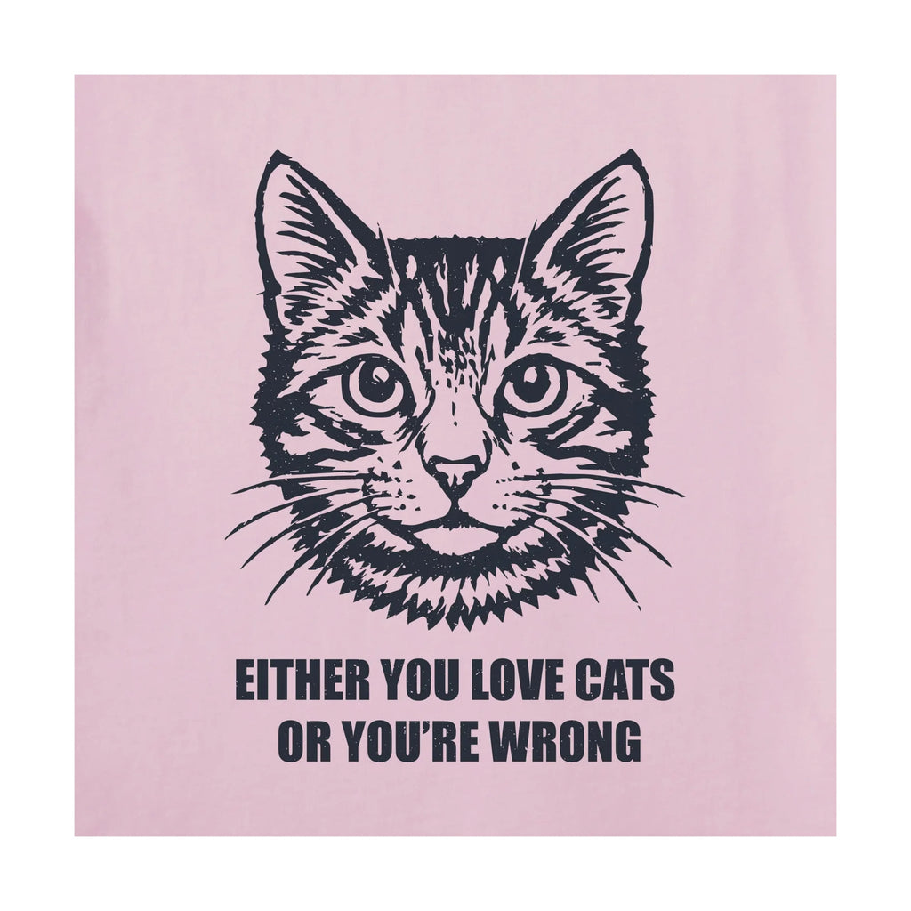 Life Is Good Women's Bert's Love Cats Tabby Short Sleeve Crusher Tee - Seashell Pink - Lenny's Shoe & Apparel