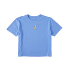 Life Is Good Women's Bert's Smile Dog Short Sleeve Crusher Boxy Tee - Cornflower Blue - Lenny's Shoe & Apparel