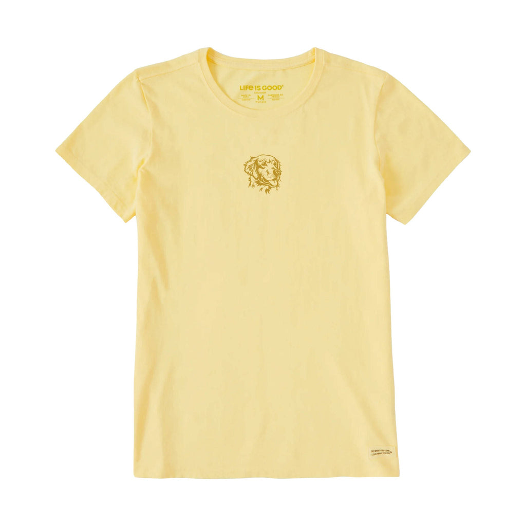 Life Is Good Women's Mini Golden Short Sleeve Tee - Sandy Yellow - Lenny's Shoe & Apparel