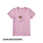 Life Is Good Women's Prefer my Espresso in a Martini Crusher LITE Tee - Violet Purple - Lenny's Shoe & Apparel