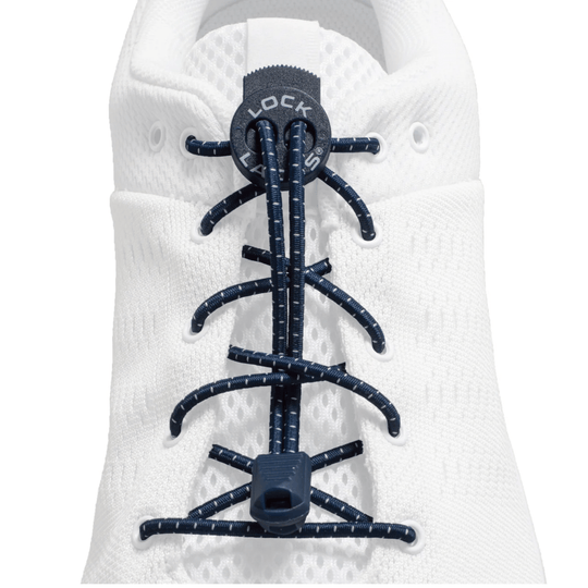 Lock Laces - Navy - Lenny's Shoe & Apparel