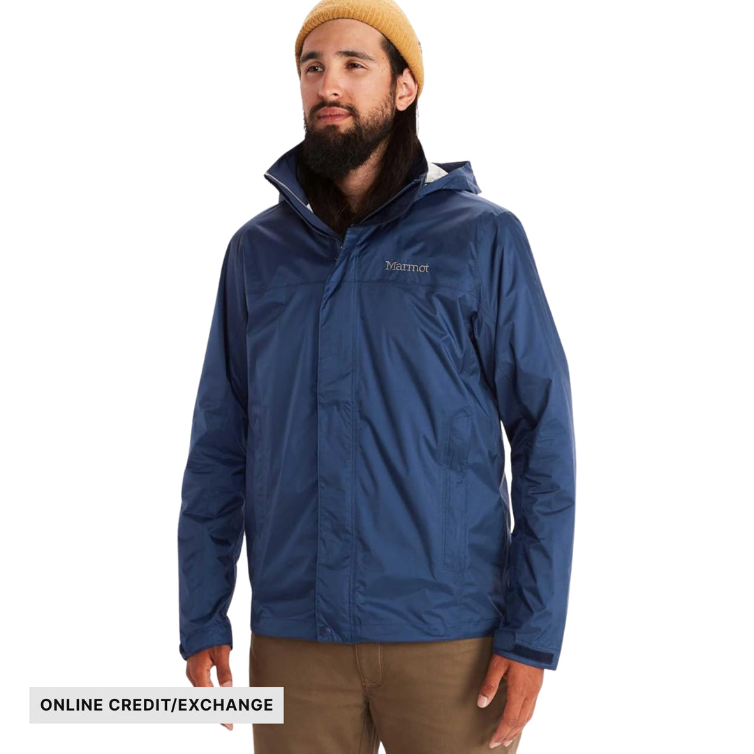 Marmot Men's PreCip Eco Jacket - Arctic Navy - ONLINE CREDIT/EXCHANGE - Lenny's Shoe & Apparel