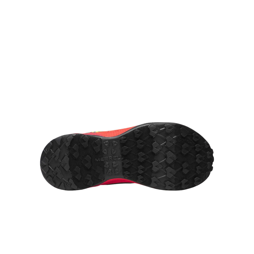 Merrell Big Kids' Agility Peak Trail Running Shoes - Grey/Lava - Lenny's Shoe & Apparel