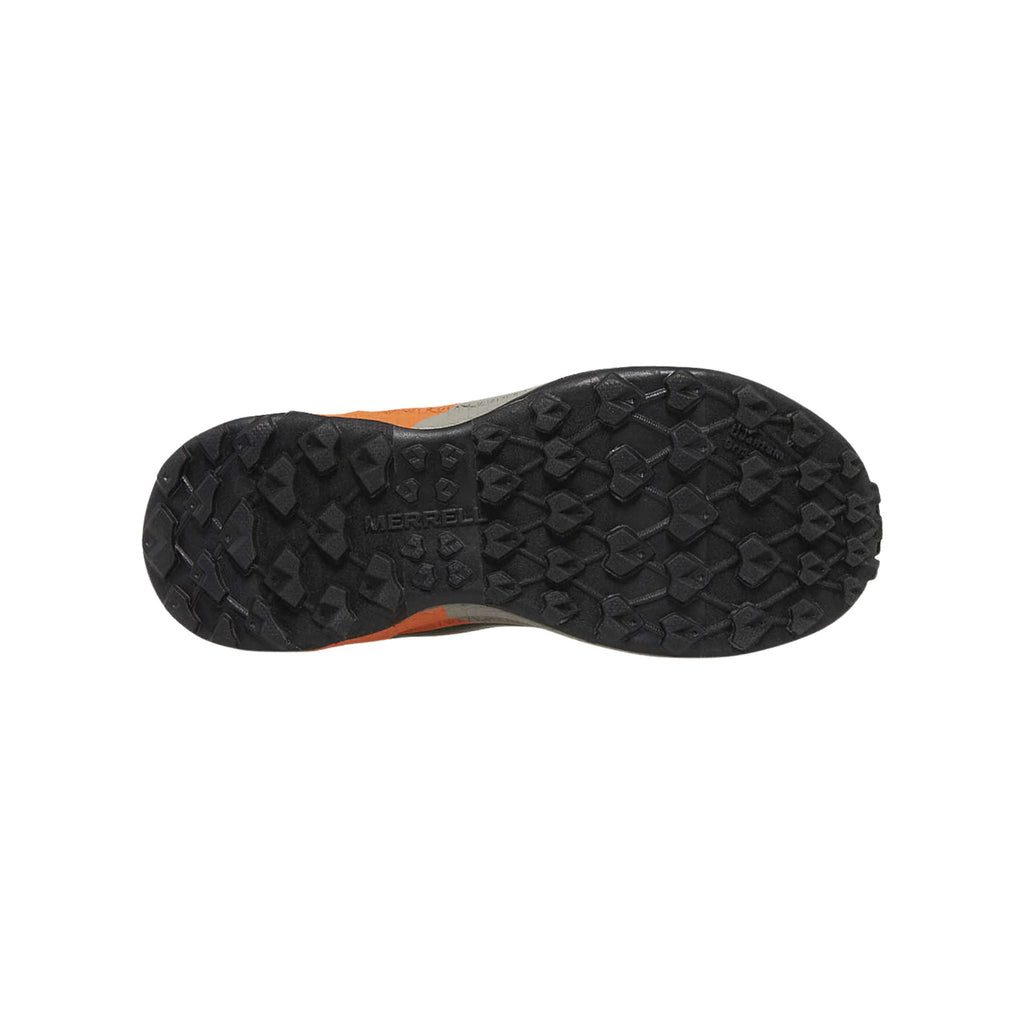Merrell Big Kids' Agility Peak Trail Running Shoes - Olive/Black/Orange - Lenny's Shoe & Apparel