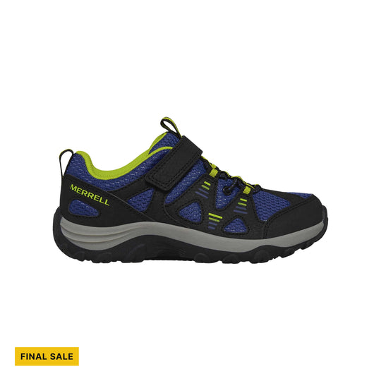 Merrell Big Kids' Trail Chaser 2 Shoes - Black/Blue/Lime - FINAL SALE - Lenny's Shoe & Apparel