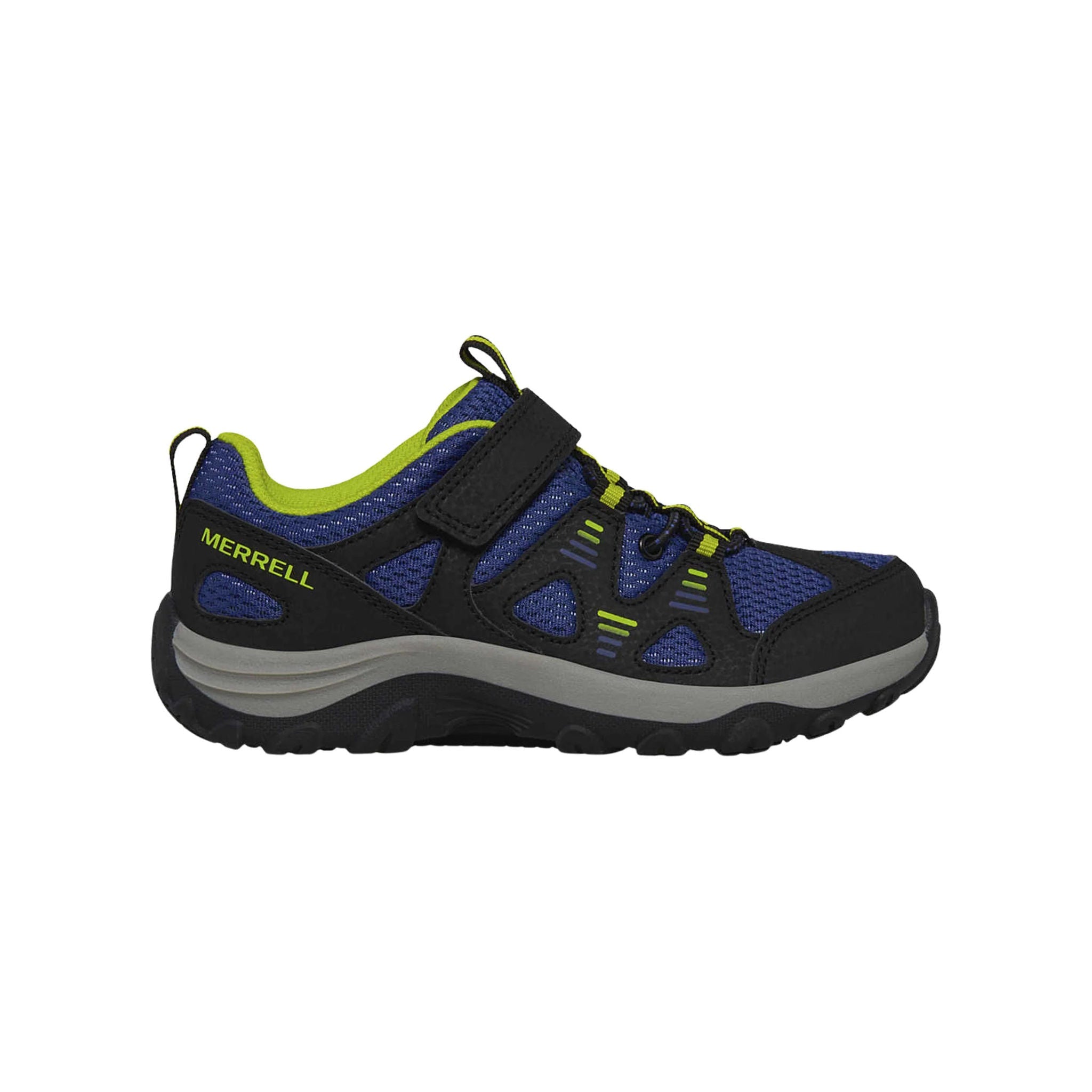 Merrell Big Kids' Trail Chaser Shoes Black/Blue/Lime