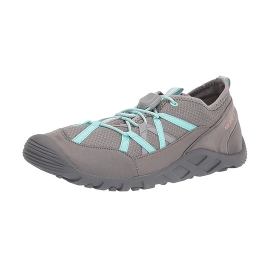 Merrell Kids' Hydro Lagoon Shoe - Grey/Turquoise - Lenny's Shoe & Apparel