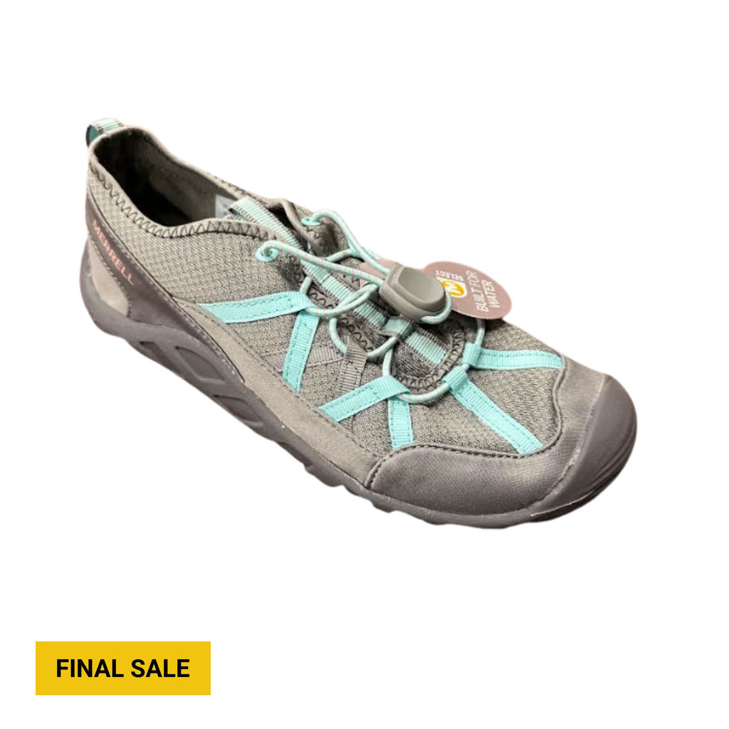 Merrell Kids' Hydro Lagoon Shoe - Grey/Turquoise - Lenny's Shoe & Apparel