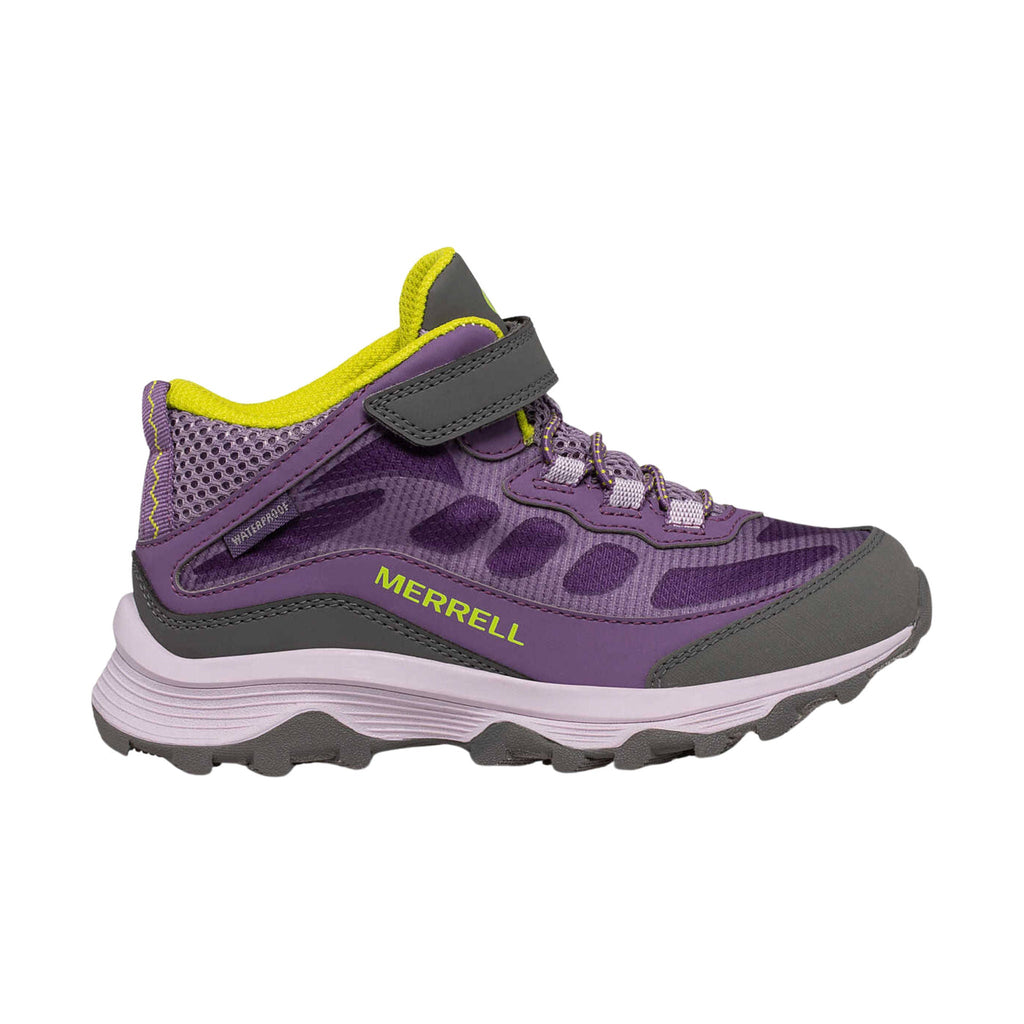 Merrell Kids' Moab Speed Mid Waterproof Shoes - Grape Cadet - Lenny's Shoe & Apparel