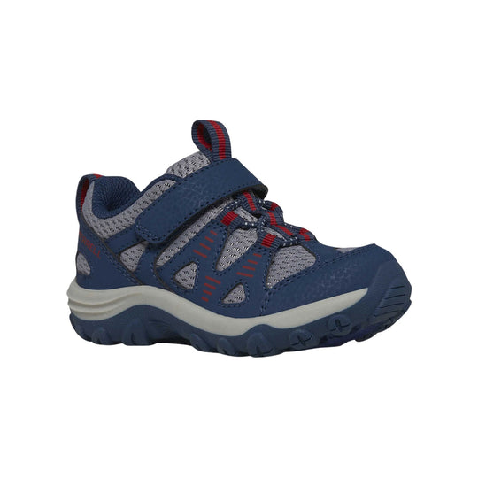 Merrell Little Kids' Trail Chaser 2 Jr Shoes - Navy/Red - Lenny's Shoe & Apparel