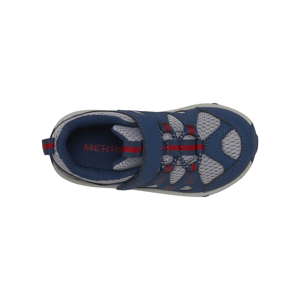 Merrell Little Kids' Trail Chaser 2 Jr Shoes - Navy/Red - Lenny's Shoe & Apparel