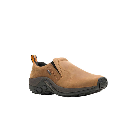 Merrell Men's Jungle Moc Nubuck Waterproof Shoes - Brown - Lenny's Shoe & Apparel