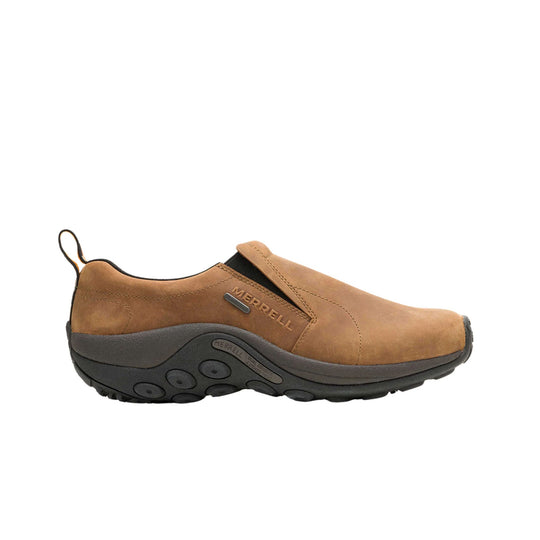 Merrell Men's Jungle Moc Nubuck Waterproof Shoes - Brown - Lenny's Shoe & Apparel