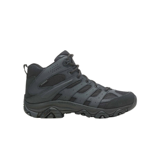 Merrell Men's Moab 3 Tactical Mid Waterproof Hiking Boots - Black - Lenny's Shoe & Apparel