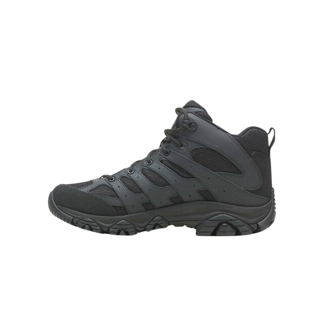 Merrell Men's Moab 3 Tactical Mid Waterproof Hiking Boots - Black - Lenny's Shoe & Apparel
