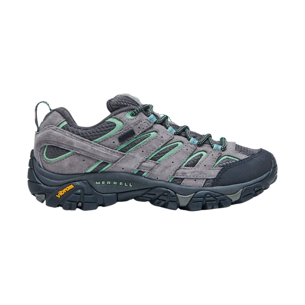 Merrell Women's Moab 2 Waterproof Hiking Shoes - Drizzle/Mint - Lenny's Shoe & Apparel