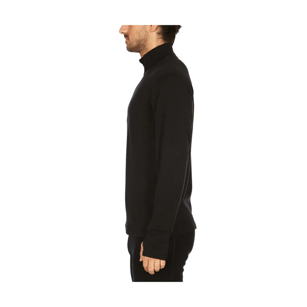 Minus 33 Men's Heavyweight Quarter Zip - Black - Lenny's Shoe & Apparel