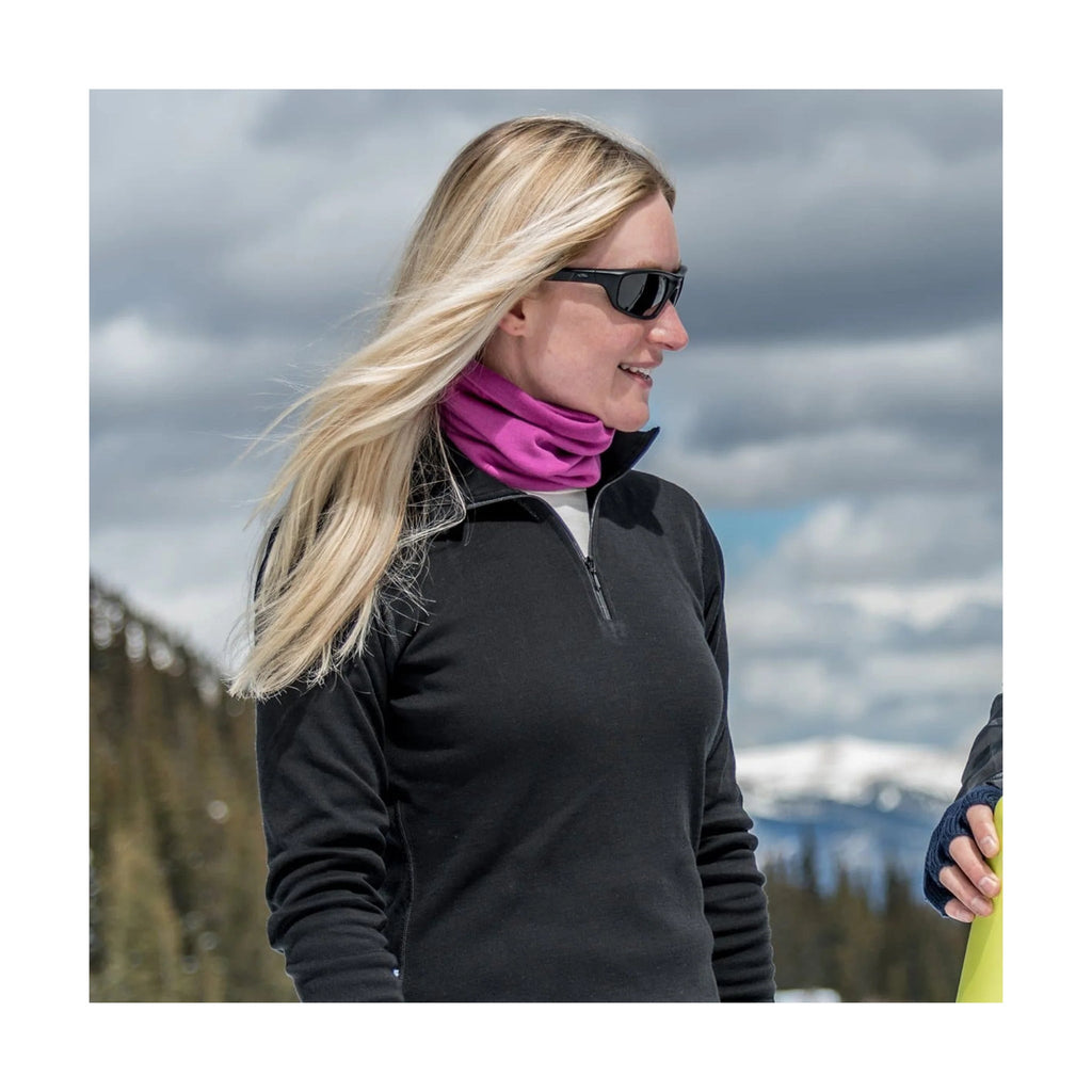 Minus 33 Women's Midweight Sequoia Quarter Zip - Black - Lenny's Shoe & Apparel