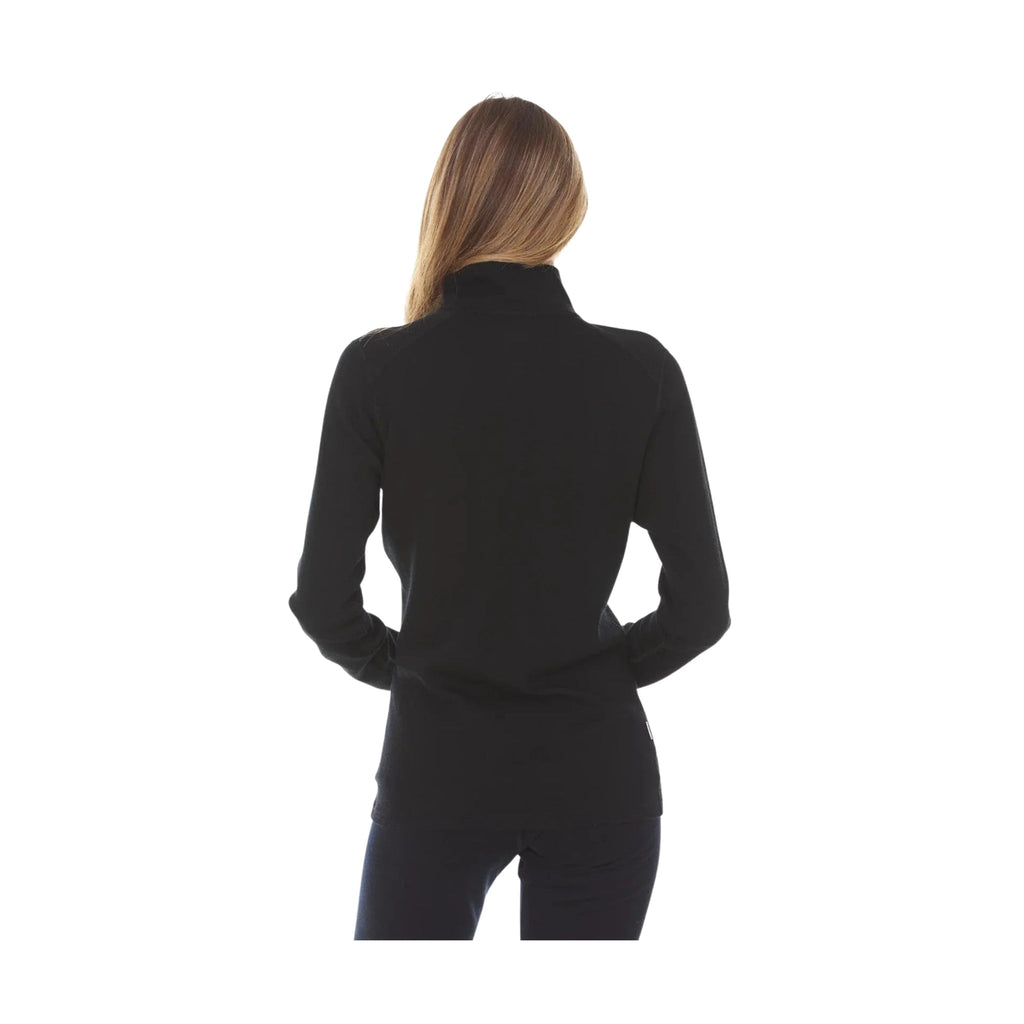 Minus 33 Women's Midweight Sequoia Quarter Zip - Black - Lenny's Shoe & Apparel