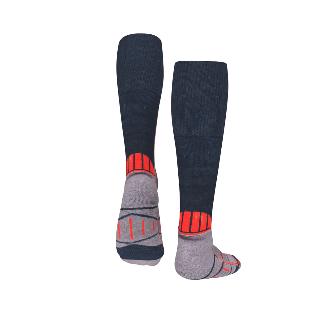 Mobile Warming Wool Blend Heated Socks - Blue/Grey - Lenny's Shoe & Apparel