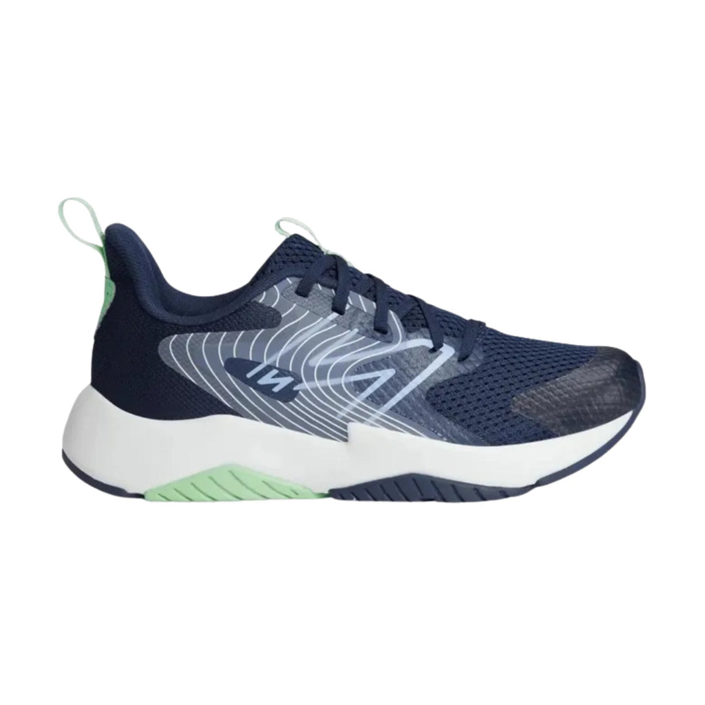 New Balance Big Kids' Rave Run v2 Running Shoes - Navy/Electric Sky/Sweetgrass - Lenny's Shoe & Apparel