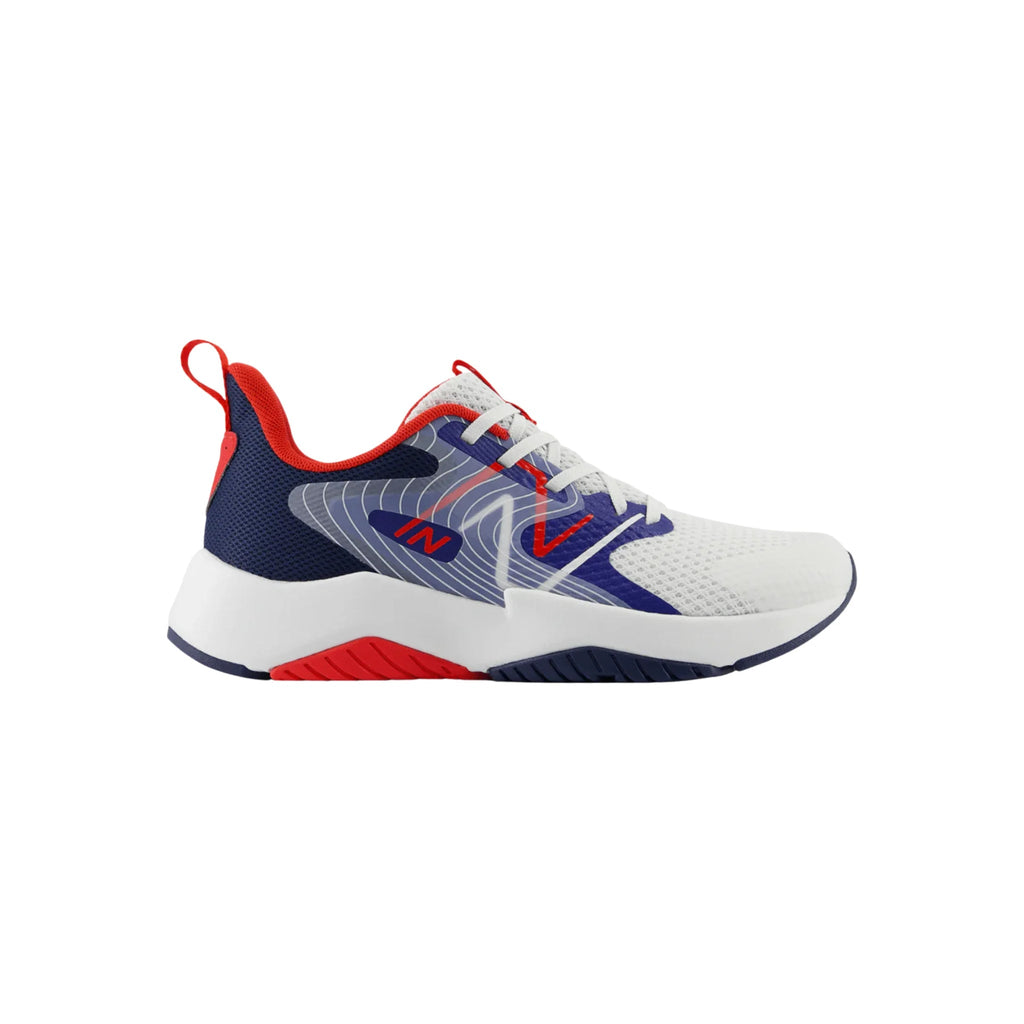 New Balance Big Kids' Rave Run v2 Running Shoes - Team Royal/White/True Red - Lenny's Shoe & Apparel