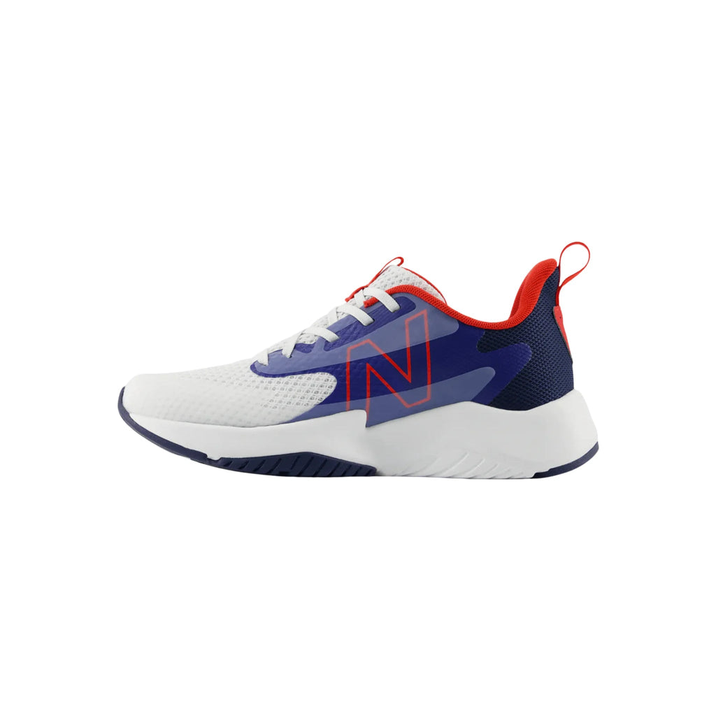 New Balance Big Kids' Rave Run v2 Running Shoes - Team Royal/White/True Red - Lenny's Shoe & Apparel