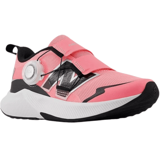新品 バースデーバッシュ　L BUTTON BUTTERFLY BOA New Balance Kids' DynaSoft Reveal v4 BOA Shoes - Pink/Black