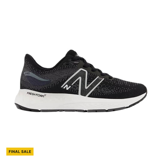 Black running shoe with white midsole, side logo, and FINAL SALE tag