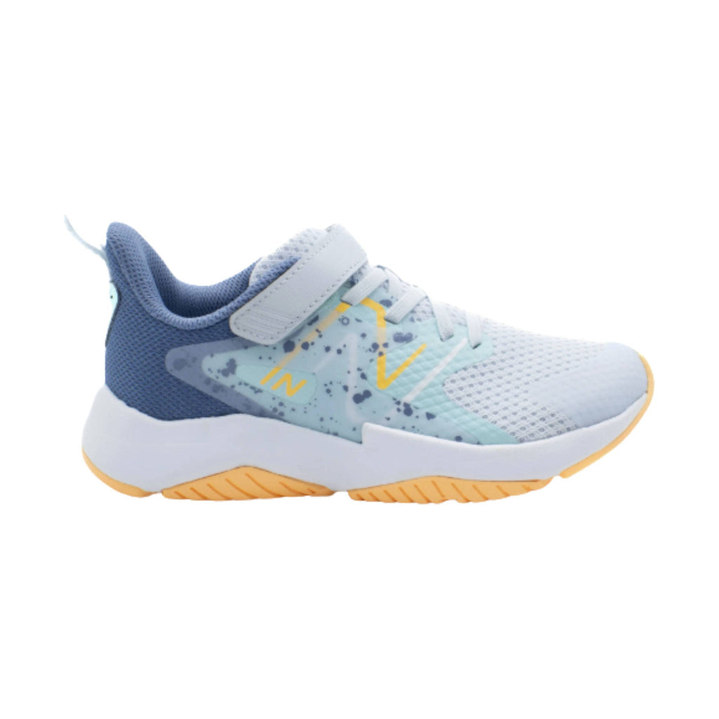 New Balance Kids' Rave Run v2 Bungee Lace with Top Strap Shoes - Ice Blue - ONLINE STORE CREDIT/EXCHANGE ONLY - Lenny's Shoe & Apparel