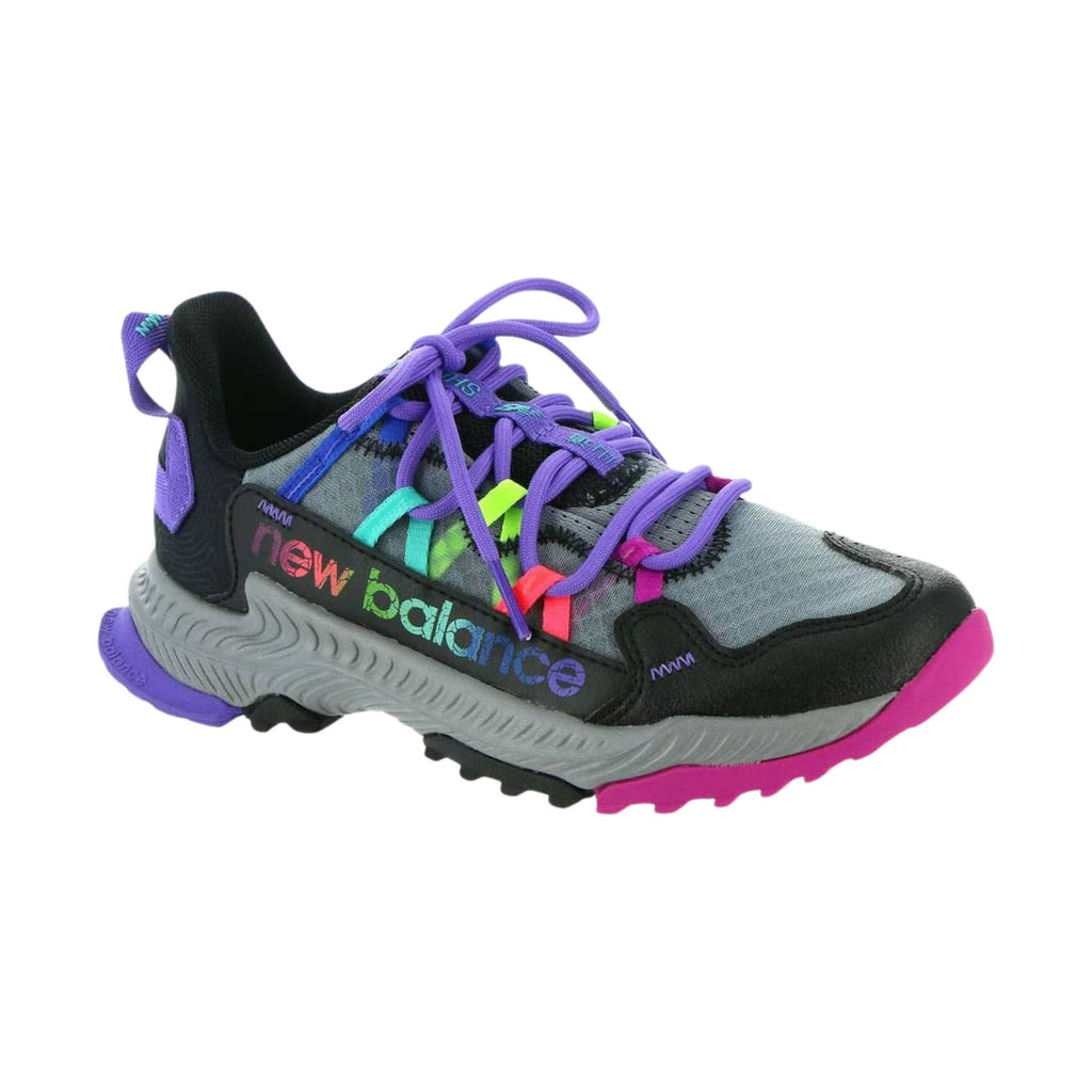 New Balance Kids' Shando Trail Running Shoes - Black/Multi Colored - ONLINE STORE CREDIT/EXCHANGE ONLY - Lenny's Shoe & Apparel