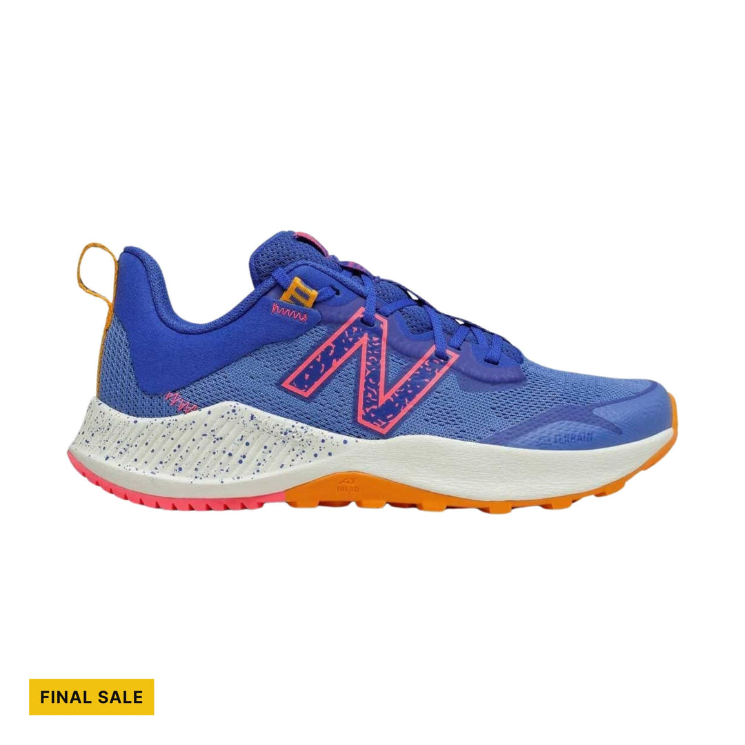 New Balance Kids' Trail Running Shoe - Blue/Pink - FINAL SALE - Lenny's Shoe & Apparel