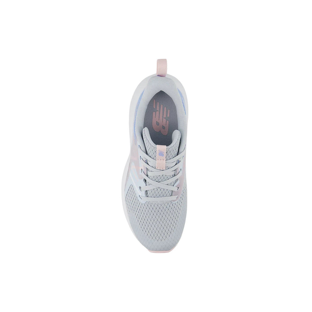 New Balance Little Kids' Rave Run v2 Shoes - Bright Sky with Granite and Rose Sugar - Lenny's Shoe & Apparel