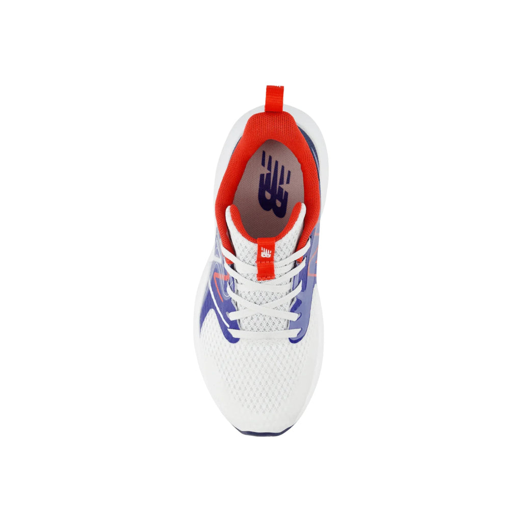 New Balance Little Kids' Rave Run v2 Shoes - Team Royal/White/True Red - Lenny's Shoe & Apparel