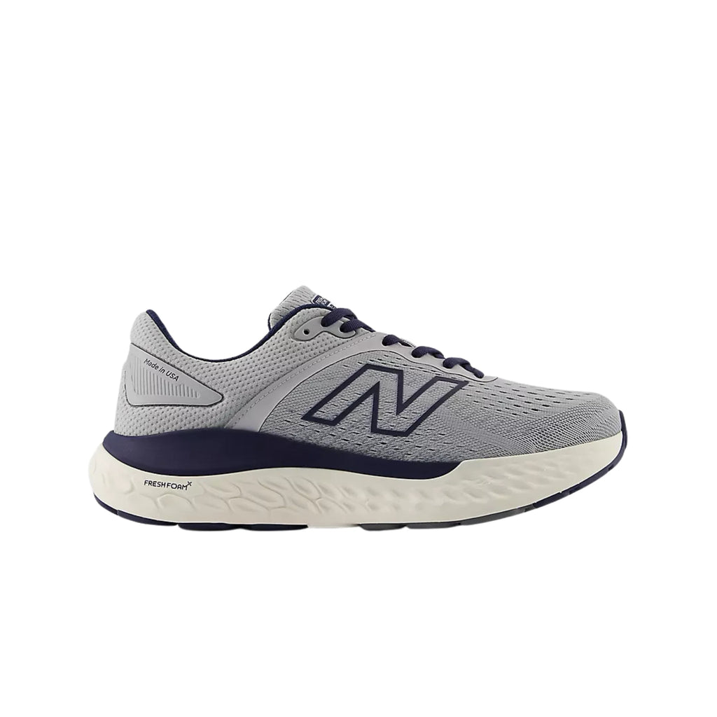 New Balance Men's 1540v4 Running Shoes - Aluminum Grey with NB Navy - Lenny's Shoe & Apparel