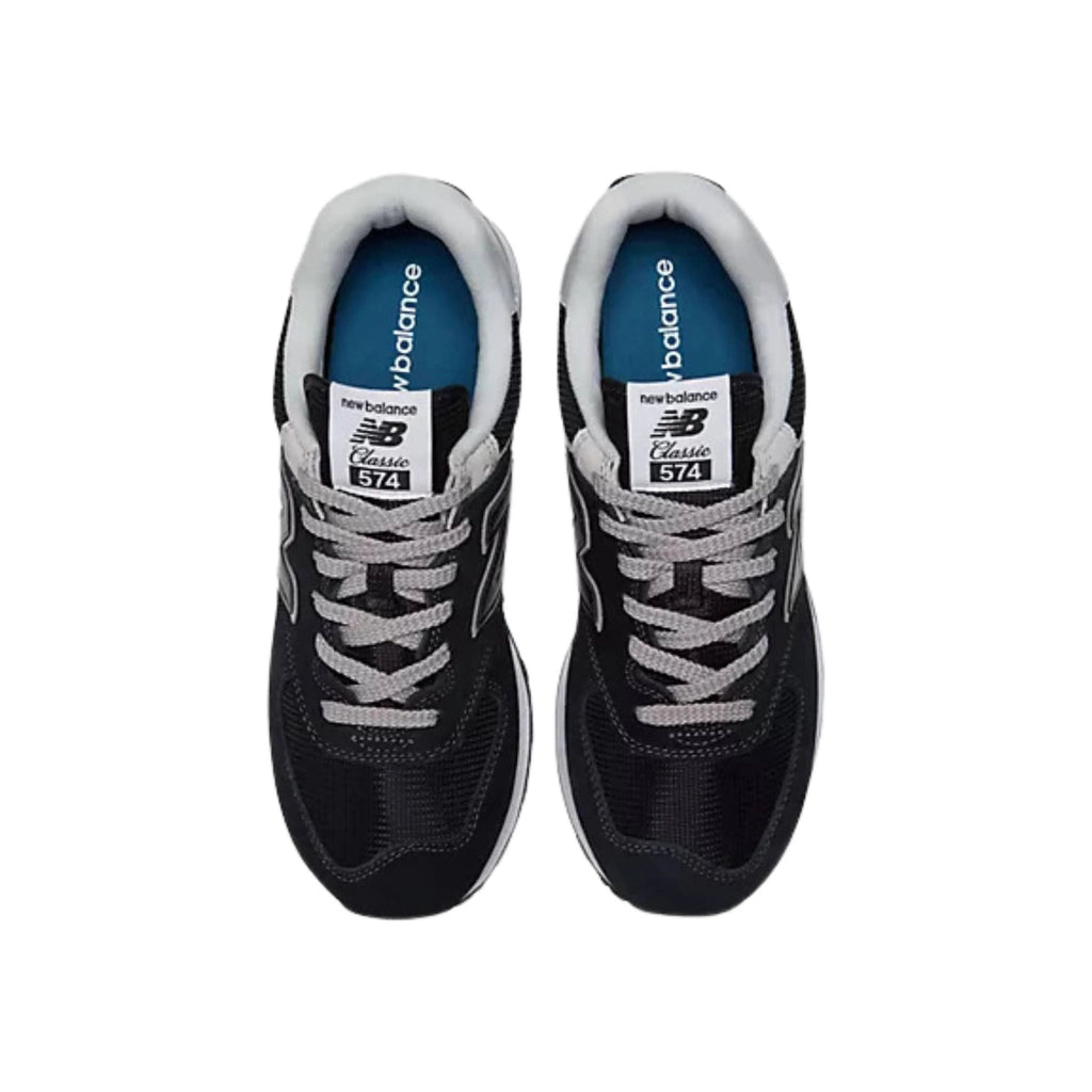 New Balance Men's 574 Core Shoes - Black/White - Lenny's Shoe & Apparel