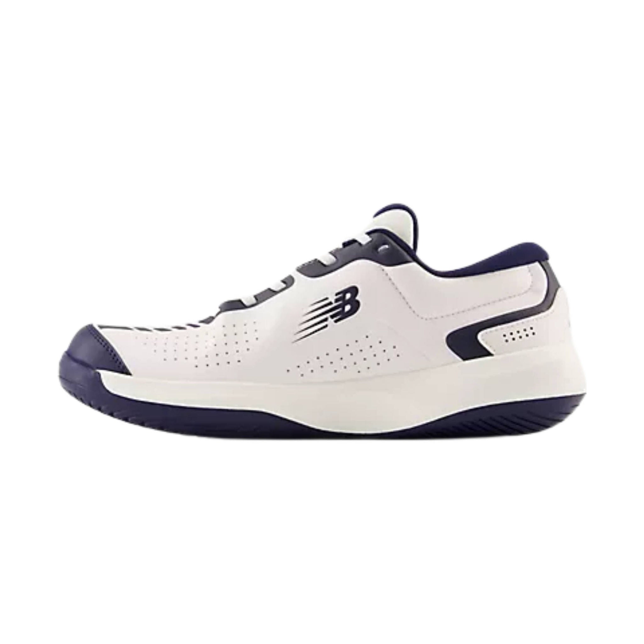 New Balance Men's 696v5 Tennis Shoes White/Navy – Lenny's Shoe