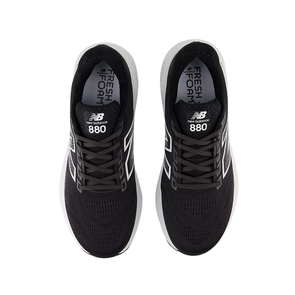 New Balance Men's Fresh Foam X 880v15 Running Shoes - Black with White and Reflection - Lenny's Shoe & Apparel