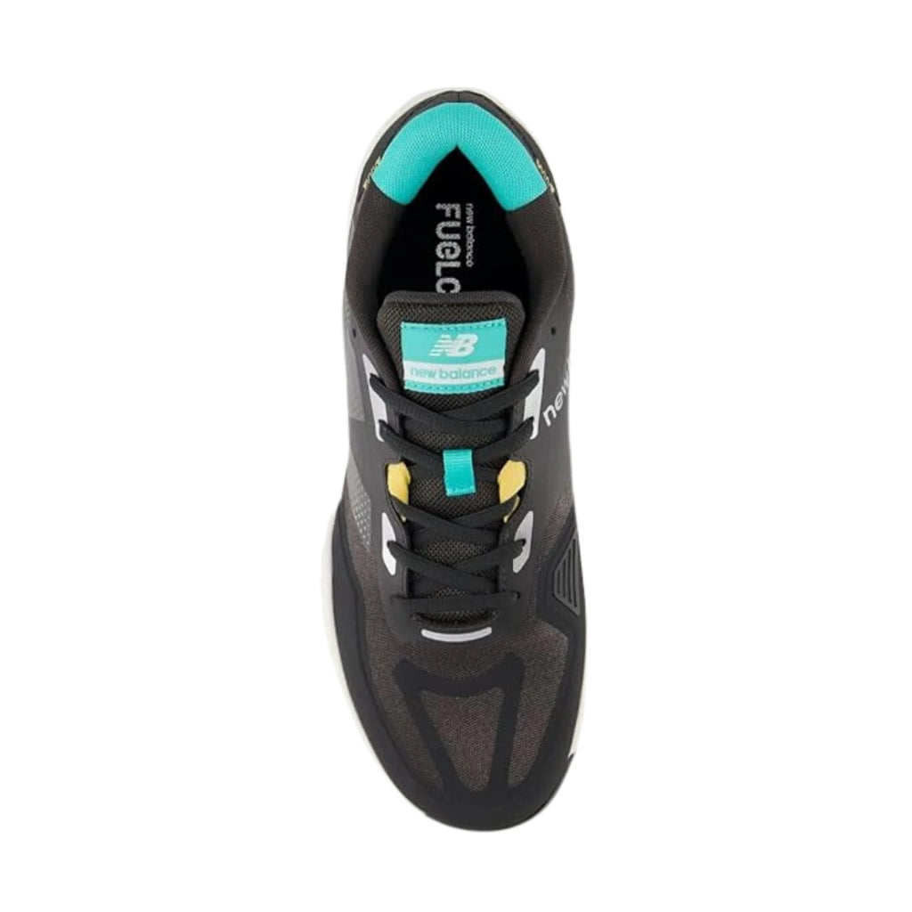 New Balance Men's FuelCell 796v4 Tennis Shoes - Black Cement/Cyber Jade/Clementine - Lenny's Shoe & Apparel